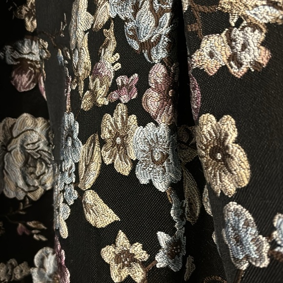Black Floral Chinese Laundry Dress - Picture 2 of 11